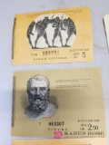 Russian Exibition Tickets and Chinese Calendars