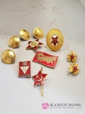 Russian and American Military Pins