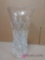 12 inch tall leaded glass vase