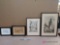 Four various-sized framed pictures