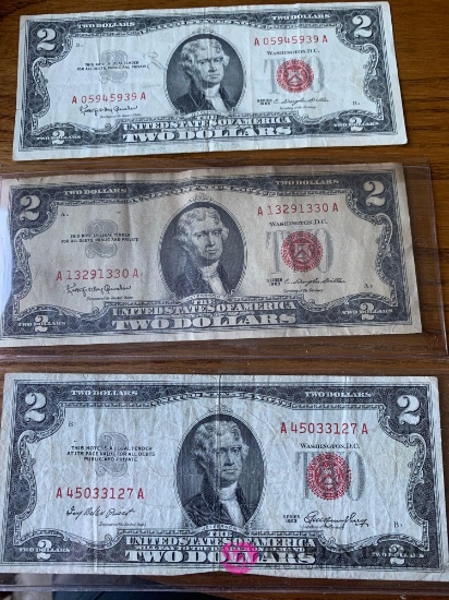 1963 Dollar bills