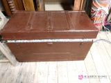 Vintage Painted Trunk w/insert