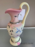 Fenton vase signed