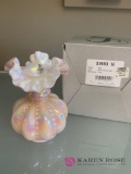 Fenton vase signed with box