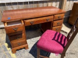 Nice wood desk Davis cabinet company