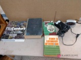 Misc. Lot including books andclock