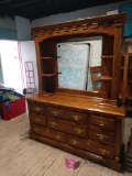 63 in dresser with hutch