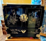 Lack lack or Japanese lamp table/jewelry box