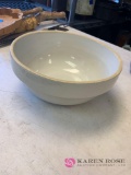 Large pottery bowl