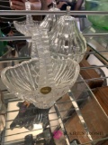 Crystal glass Basket and candy dish