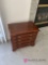 Small nightstand with drawers