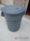 Rubbermaid brute lidded trash can