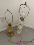 Two house lamps