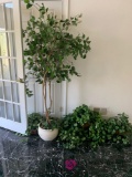 Artificial tree and plants