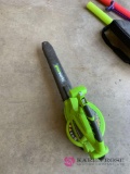 Green works electric leaf blower
