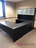 L- shaped executive desk approx 8x 6