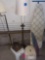 Brass floor lamps ironing board, 2 step stools Etc