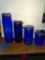 Cobalt blue canister set