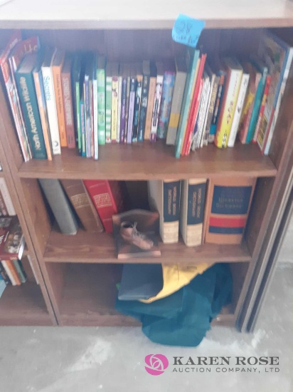 Shelf and books