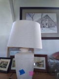 Miscellaneous wall art and lamp