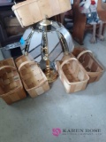 Lamp and baskets