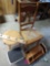 Foot stool, wooden stool, coat hanger chair and storage