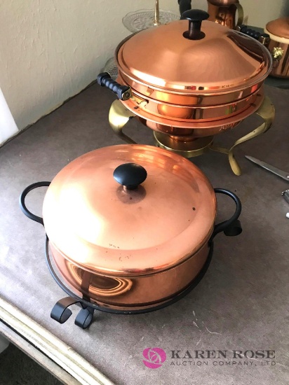 Copper Clad serving fondue