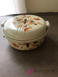 8 Halls Jewel Tea casserole dish with cover