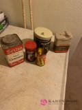 Vintage tin can spices