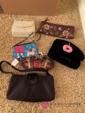 Six ladies handbags