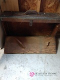 32-in vintage tool box