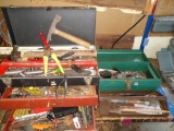 Two tool boxes with contents