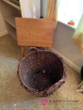 Large basket and TV tray