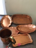 6- pieces Copper Clad plates,pitcher