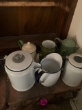 Enamelware teapots