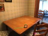 Wooden kitchen table