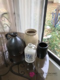Crock jugs and jars