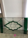 Hanging lead glass 32across 20 long