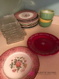 Plates -snack plates and bowls