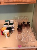 Lot of cups and glasses