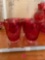 D-1 Pink/red drinking glasses