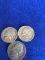 3- Jefferson nickels 2 are silver