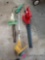 Toro electric blower, electric weed whip, and electric hedger