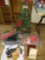36-in tall lighted Christmas tree with other holiday items.b4