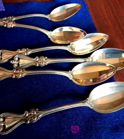 6- Sterling spoons