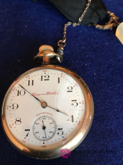 Hampden pocket watch with Watch Fob