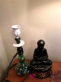 F1 Hookah pipe and Buddha covered dish