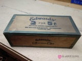 Vintage Edwards cigar box