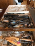 Box of assorted Silverplated pieces