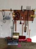 Yard tools including snow shovels